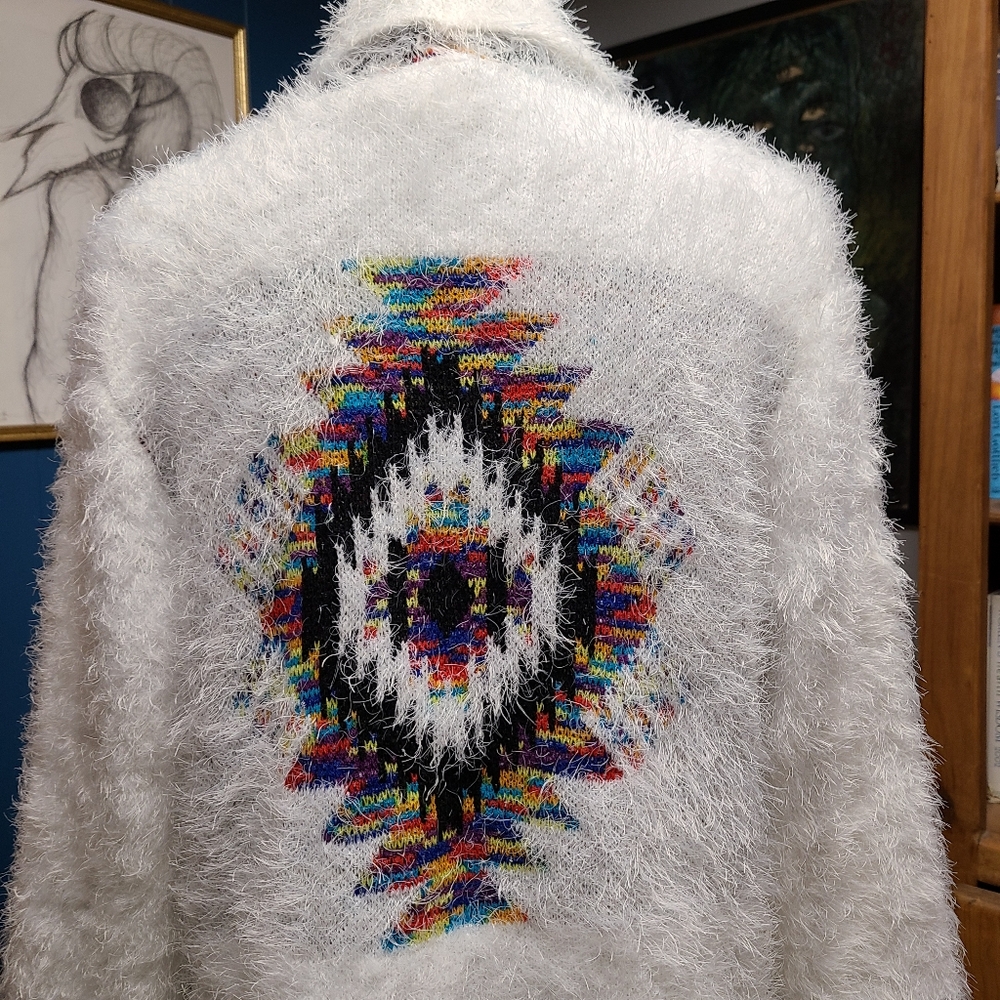 NWT Northern Angel Long Fuzzy Cardigan Size M - Picture 5 of 7